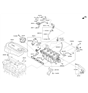 Diagram for Hyundai Throttle Body Gasket - 28312-2E000