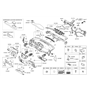 Diagram for Hyundai Tucson Steering Column Cover - 84852-D3000-TRY