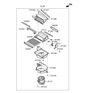 Diagram for Hyundai Ioniq Air Filter - 97133-G2000