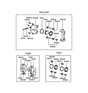 Diagram for Hyundai Elantra Brake Pad Set - 58101-28A00