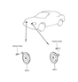 Diagram for Hyundai Accent Horn - 96610-22100