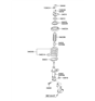 Diagram for Hyundai Coil Spring Insulator - 54622-1H000