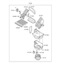 Diagram for Hyundai Elantra Cabin Air Filter - 08790-2H000-A