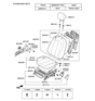Diagram for Hyundai Seat Cushion - 88250-2H000