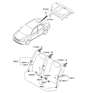 Diagram for Hyundai Seat Belt - 89850-2H500-4W