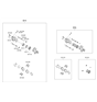 Diagram for Hyundai Elantra Brake Pad Set - 58101-2HA10