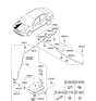 Diagram for Hyundai Windshield Washer Nozzle - 98630-2H500