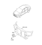 Diagram for Hyundai Elantra Horn - 96610-2H000