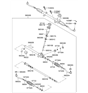 Diagram for Hyundai Steering Gear Box - 56500-2H000