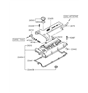 Diagram for Hyundai Tiburon Valve Cover Gasket - 22441-23000