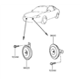 Diagram for Hyundai Tiburon Horn - 96620-33501