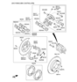 Diagram for Hyundai Brake Disc - 58411-3V500