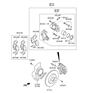 Diagram for Hyundai Azera Brake Pad Set - 58101-3VA70