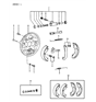 Diagram for Hyundai Wheel Cylinder Repair Kit - 58304-21300