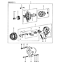 Diagram for Hyundai Alternator Bearing - 37334-21201
