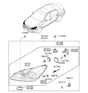 Diagram for Hyundai Light Socket - 92166-3K000