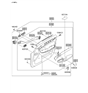 Diagram for Hyundai Door Handle - 82610-3M000-CR