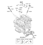 Diagram for Hyundai Spark Plug - 18850-11050