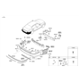 Diagram for Hyundai Parking Assist Distance Sensor - 95720-3M000-NY2