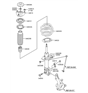 Diagram for Hyundai Coil Spring Insulator - 54623-3S000