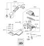 Diagram for Hyundai Air Filter Box - 28110-4R100