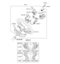 Diagram for Hyundai Cruise Control Switch - 96440-3S000-RY