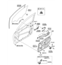 Diagram for Hyundai Door Latch Assembly - 81310-3S010