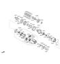 Diagram for Hyundai Transfer Case Bearing - 45737-3B600