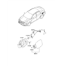 Diagram for Hyundai Fuel Door - 69510-3S000