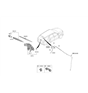 Diagram for Hyundai Wiper Arm - 98820-S8000