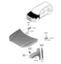 Diagram for Hyundai Hood - 66400-S8000