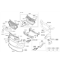 Diagram for Hyundai Air Deflector - 86590-A5000