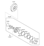 Diagram for Hyundai Torque Converter - 45100-3BHE0
