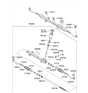 Diagram for Hyundai Rack And Pinion - 56500-2H300