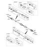 Diagram for Hyundai Axle Shaft - 49501-2L110