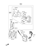 Diagram for Hyundai Sonata Brake Pad Set - 58101-L0A00