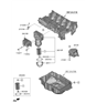 Diagram for Hyundai Engine Oil Cooler - 26410-2M800
