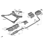 Diagram for Hyundai Exhaust Pipe - 28710-L1100