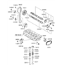 Diagram for Hyundai Timing Belt - 24312-26050