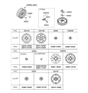Diagram for Hyundai Lug Nuts - 52951-11210