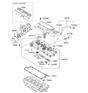 Diagram for Hyundai Accent Valve Cover Gasket - 22441-26800