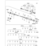 Diagram for Hyundai Axle Shaft - 49501-2C310