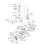 Diagram for Hyundai Shift Indicator - 46750-2C100
