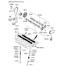 Diagram for Hyundai Timing Belt - 24312-23202