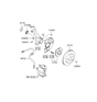 Diagram for Hyundai Brake Dust Shield - 51755-2C100