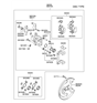 Diagram for Hyundai Elantra Brake Pad Set - 58302-2DA00