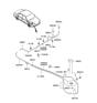 Diagram for Hyundai Windshield Washer Nozzle - 98640-2D001