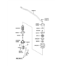 Diagram for Hyundai Shock Absorber - 54661-2M650