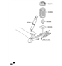 Diagram for Hyundai Coil Spring Insulator - 55331-3X000