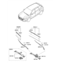 Diagram for Hyundai Wiper Blade - 98361-B1000